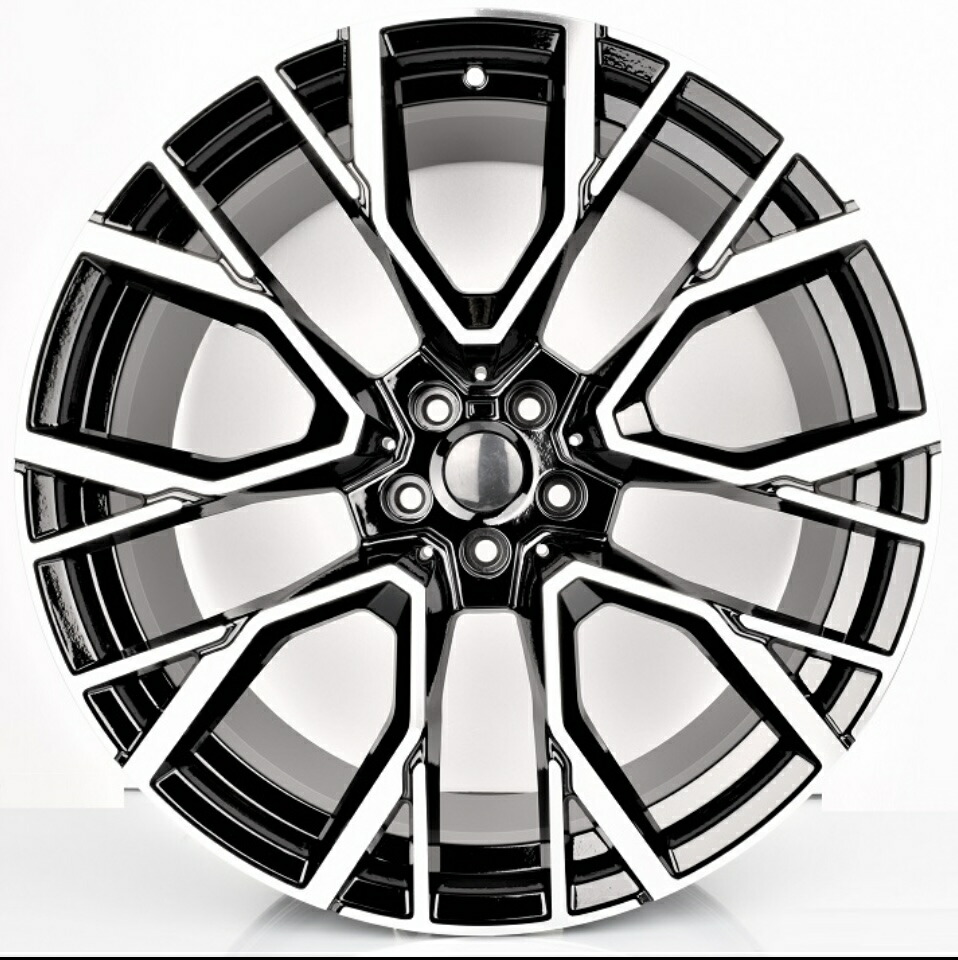 BMW用(X5/X6/X7/G05/G06/G07)等　20/21/22インチホイールSET(4本)TYPE ブラックシルバー 1395BM
