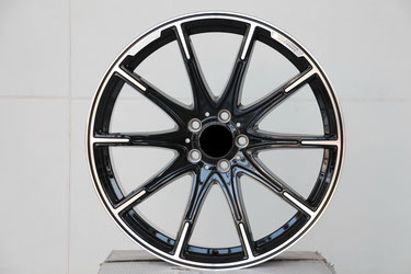 ベンツ(Gクラス)用 22インチホイールセット(4本)TYPE G350 G500 G550 G63 G65用 mb8124bm ブラック/ポリッシュ