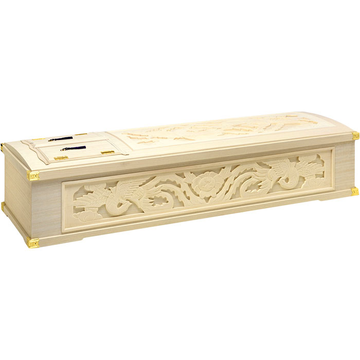 楽天市場】棺桶 ホワイト棺 完成棺 Мサイズ Lサイズ 布張の棺 棺 お棺