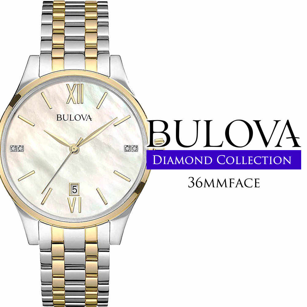 【BULOVA】展示品/ブローバ/レディース腕時計/お洒落/ダイヤモンド/高貴 送料無料】正規品 BULOVA ブローバ 海外限定キラキラ 時計