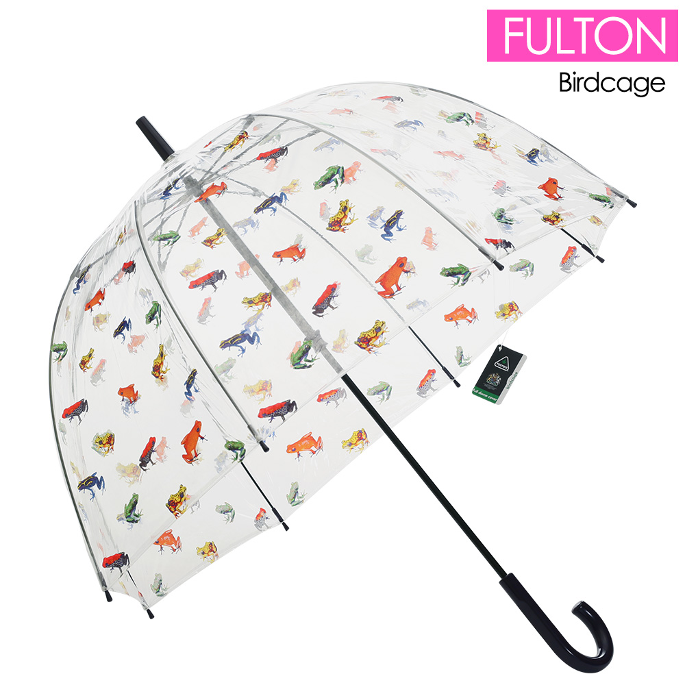 楽天市場 Fulton フルトン バードケージ ビニール傘 長傘 レディース傘 雨傘 鳥かごのようなドーム型のフォルムが魅力的なアンブレラ Fulton Birdcage 2 C Estjoli 楽天市場店