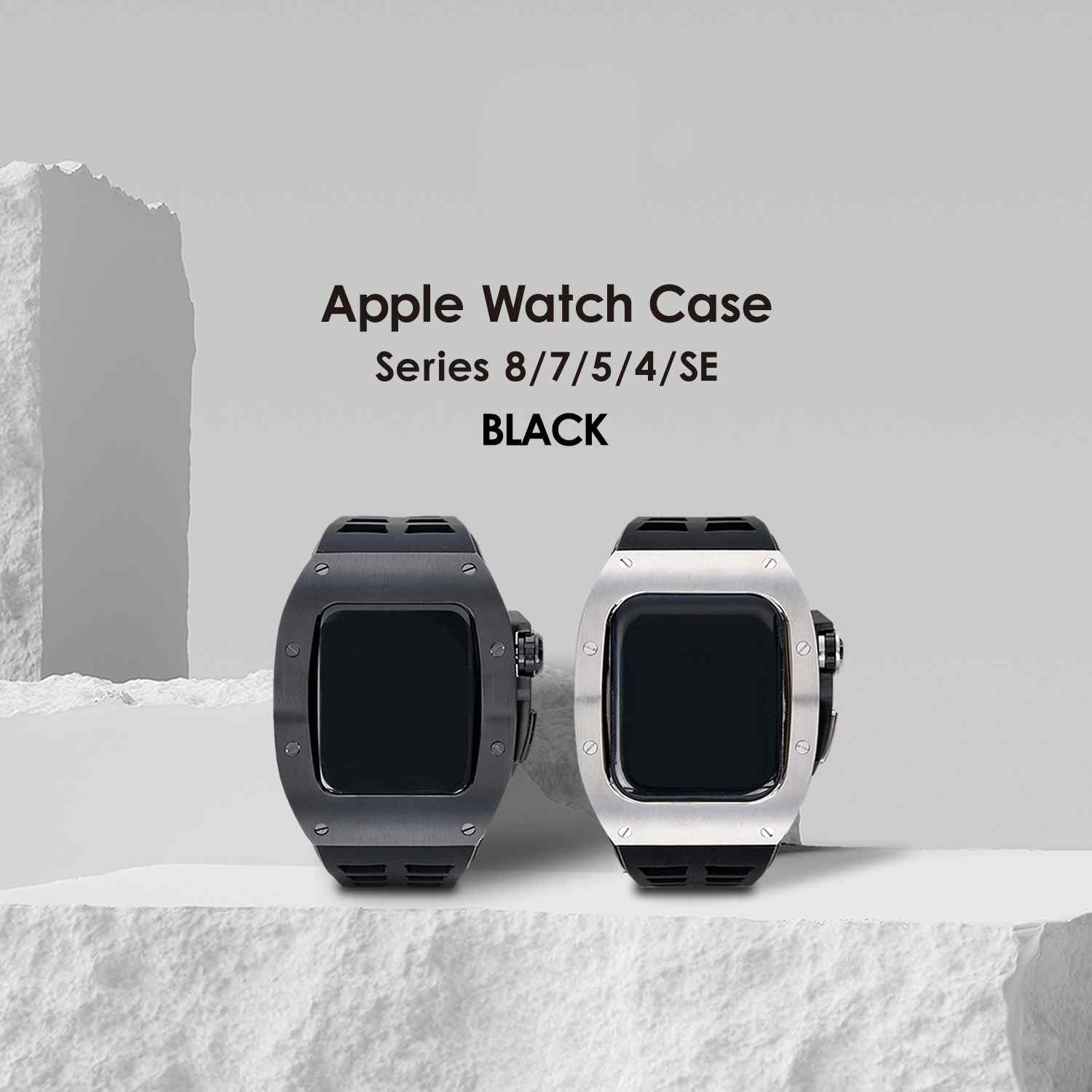 【楽天市場】Luxury Apple Watch Case & Belt BR-AWC45SV 
