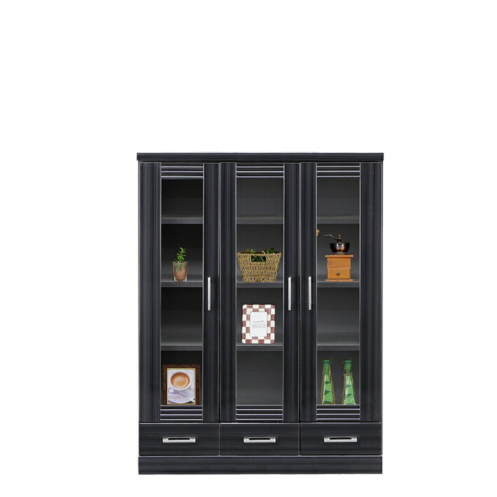 【最大2,000円割引!】 国産 日本製 幅 90cm ミドルボード ラック 収納棚 飾り棚 収納家具 収納 MDF ハイグロスシート ホワイト ブラック モダン シンプル ツヤ おしゃれ 便利
