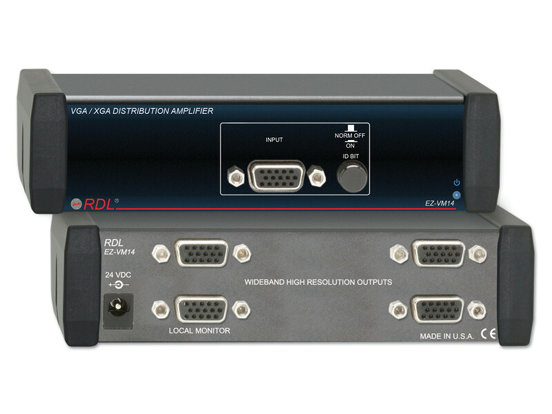 RDL　 EZ－VM14　 VGA/XGAディストリビューションアンプ　－1×4 【送料無料】