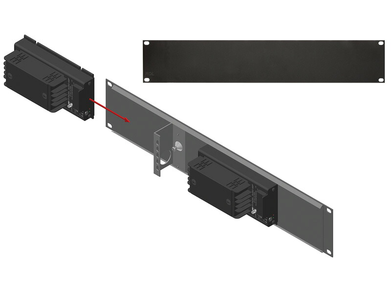RDL　 FP-RRA FLAT-PAK#8482;　 モジュール用 背面ラックアダプター －19インチ固定　 【送料無料】