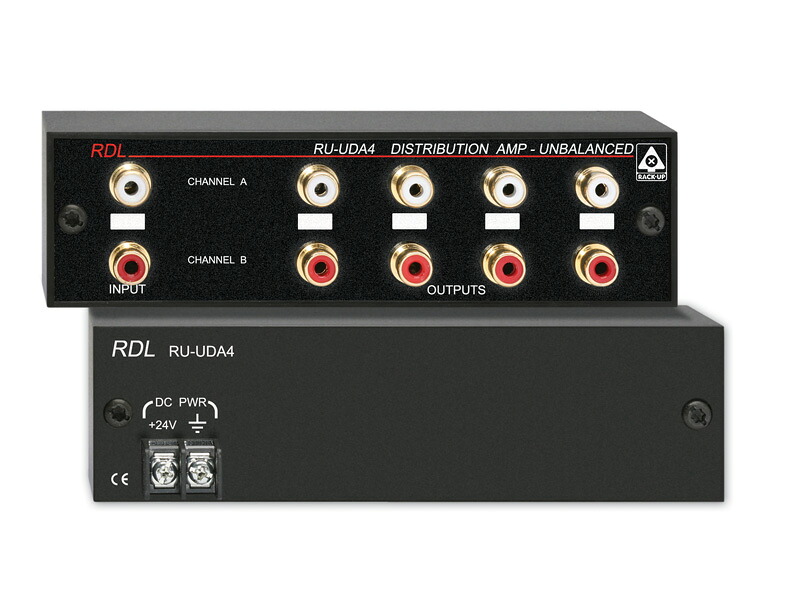 RDL RU-UDA4 ステレオ オーディオ ディストリビューション アンプ 【送料無料】