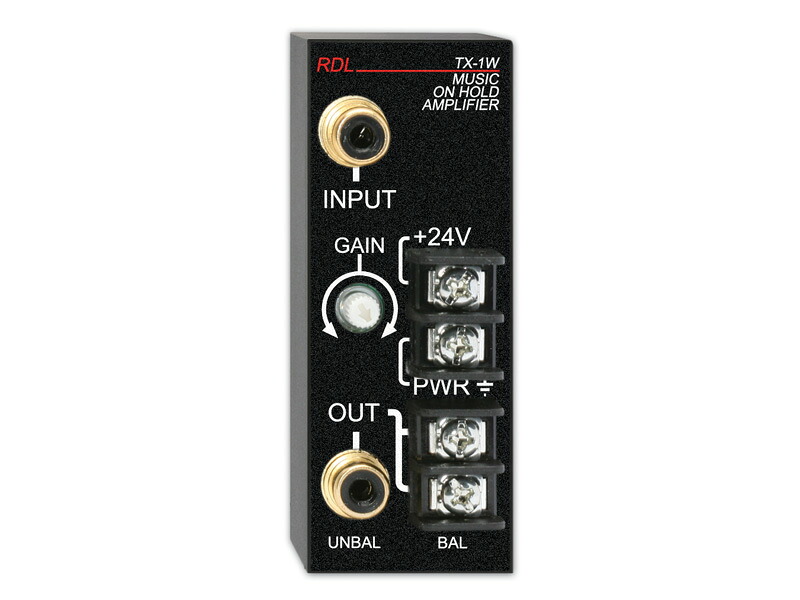 RDL　 TX-1W　 ミュージックオンホールドアンプ １Ｗ 【送料無料】