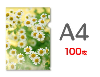 A4クリアファイル印刷100枚|クリアファイル・ファクトリー