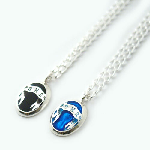 SAHRIVAR Enameled Necklace-SILVER 42.5cm～47.5cm