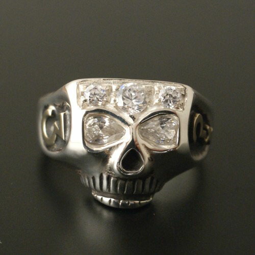 Flash Point JIM SKULL RING JOHNNY DEPP MODEL ZIRCONIA