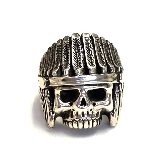 Flash Point INDIAN CHIEF SKULL RING
