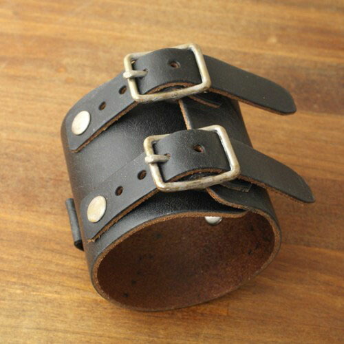gbb custom leather JD Cuff Bracelet LIMITED BLACK