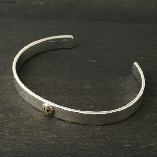 Atease SMILE SILVER & BRASS BRACELET S