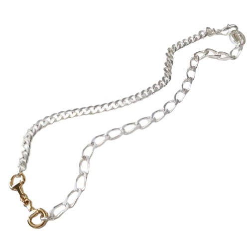 Atease BIT CHAIN NECKLACE1スノーマン目黒蓮さん着付けるひな形