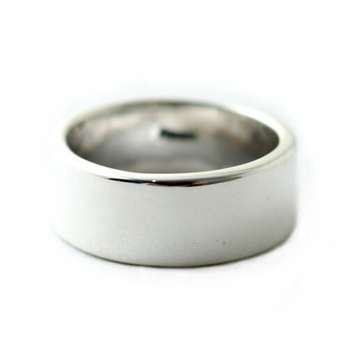 Atease PLAIN SILVER PLATE RING