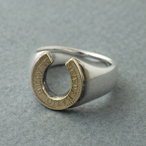 Atease HORSE SHOE RING 18K GOLD|C-G