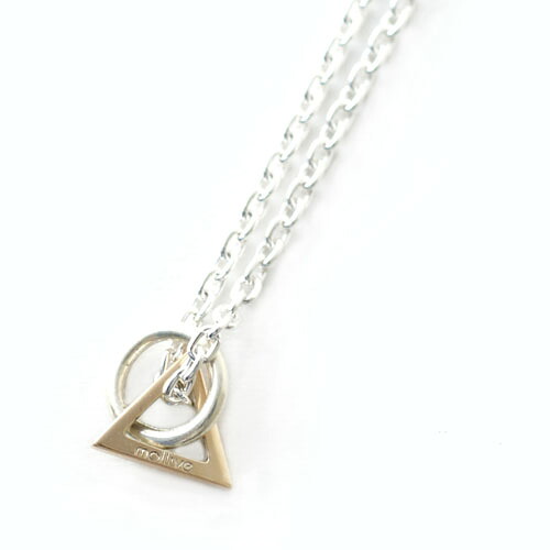 mollive K10 TRIANGLE \u0026 SV CIRCLE NECKLACE