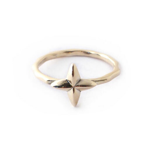 mollive STAR CROSS RING K10｜C-G