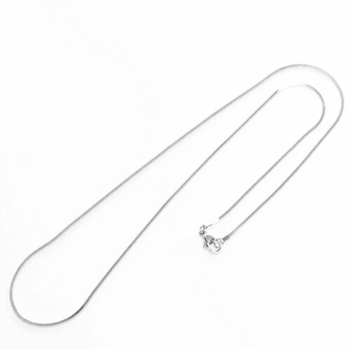 スノーマン深澤辰哉さん　なにわ男子・道枝駿佑さん着用モデルmollive SQUARE SNAKE CHAIN NECKLACE SV925 13,651円