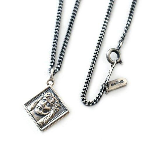 mollive Heavy Oz RIP JESUS CHRIST NECKLACE SV｜C-G