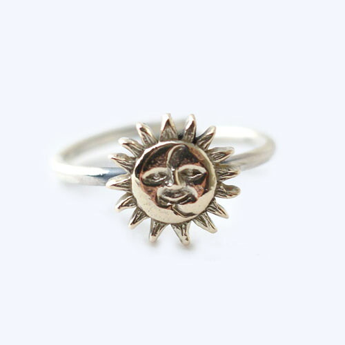 mollive Heavy Oz K10 SUN&MOON RING LIMTED LADYS|C-G
