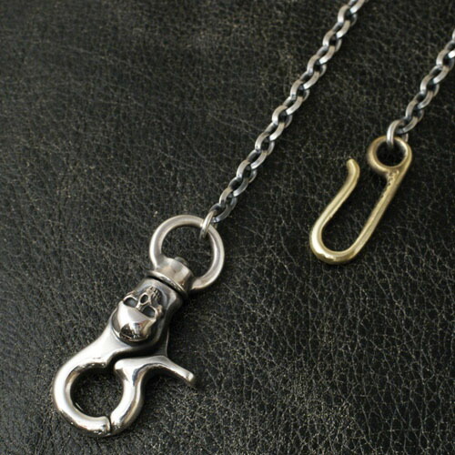 mollive Heavy Oz SKINNY WALLET CHAIN SKULL