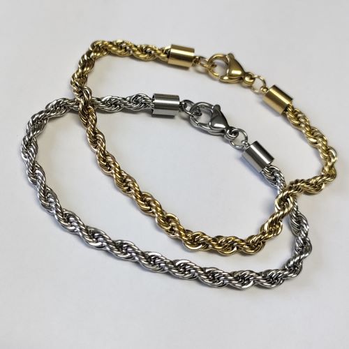 【楽天市場】mollive STAINLESS STEEL ROPE CHAIN BRACELET.：C-G