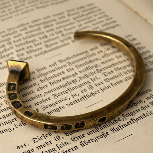 Vantique NAIL ROUND BRACELET / BRASS