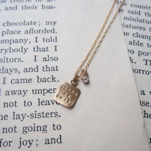 Vantique MESSAGE NECKLACE / 2G｜C-G 11,011円