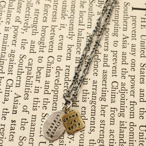 Vantique MESSAGE NECKLACE / SV|C-G