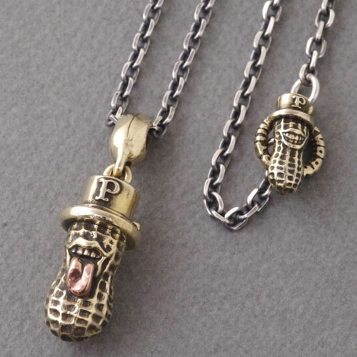 Peanuts\u0026Co. LARGE BERO PEANUTS/Brass×Copper＋PEANUTS CHAIN/Brass