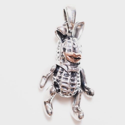 Peanuts&Co.TEDDY BUNNYPEANUTS (silver×K10) PENDANT