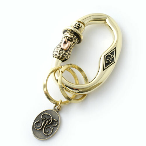 Peanuts&Co.　BERO PEANUTS CARABINER BRASS