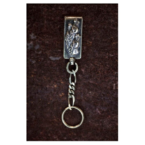 Peanuts\u0026Co. HORSE CLIP TYPE KEYCHAIN SILVER