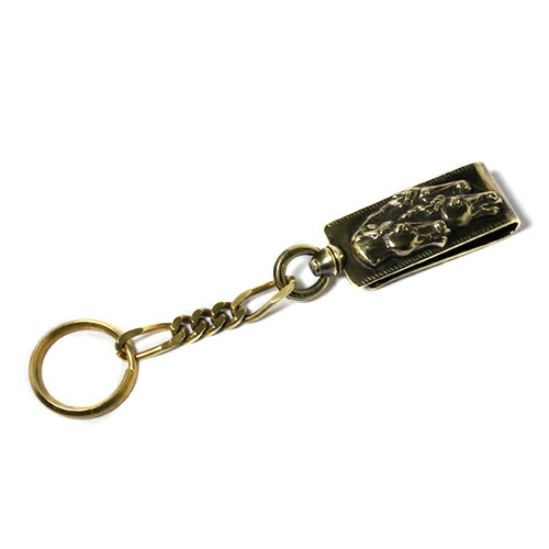 Peanuts&Co. HORSE CLIP TYPE KEYCHAIN BRASS