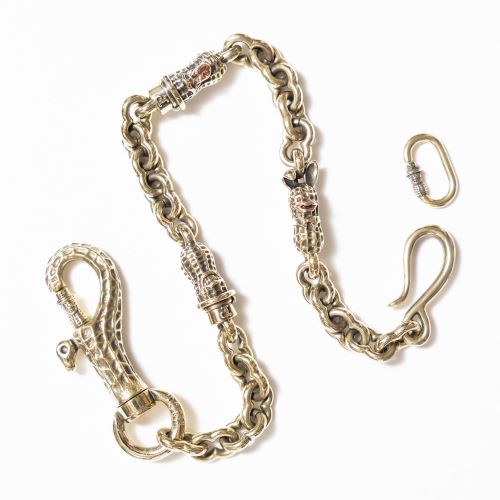 Peanuts&Co.　3 PEANUTS WALLET CHAIN （brass）