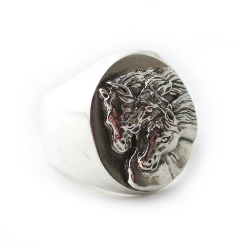楽天市場】Peanuts＆Co. HORSE PINKY RING SILVER : C-G