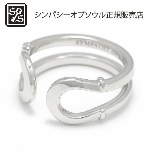 SYMPATHY OF SOUL Double Horseshoe Ring - Silver｜C-G