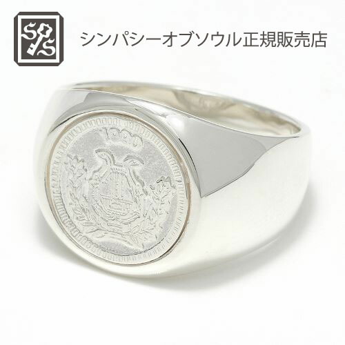 【SYMPATHY OF SOUL】◆ Oval Signature Ring - Silver シンパシーオブソウル Sympathy of Soul Oval Signature Ring