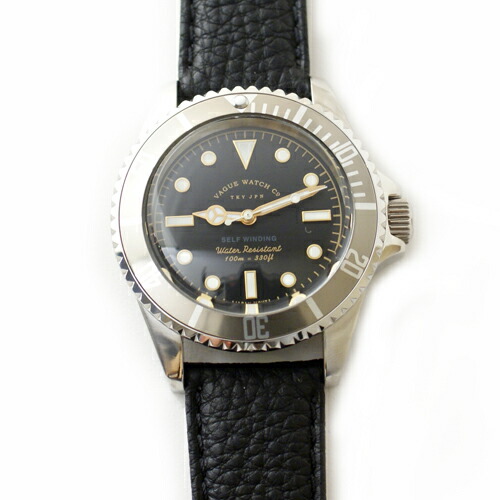VAGUE WATCH Co.・GRY FAD・レザーベルトＣＧカスタム自動巻き