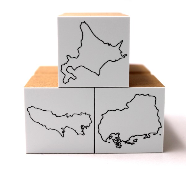 都道府県かたちはんこ 47種フルセット｜ゴムケンのお手軽スタンプ 22,000円
