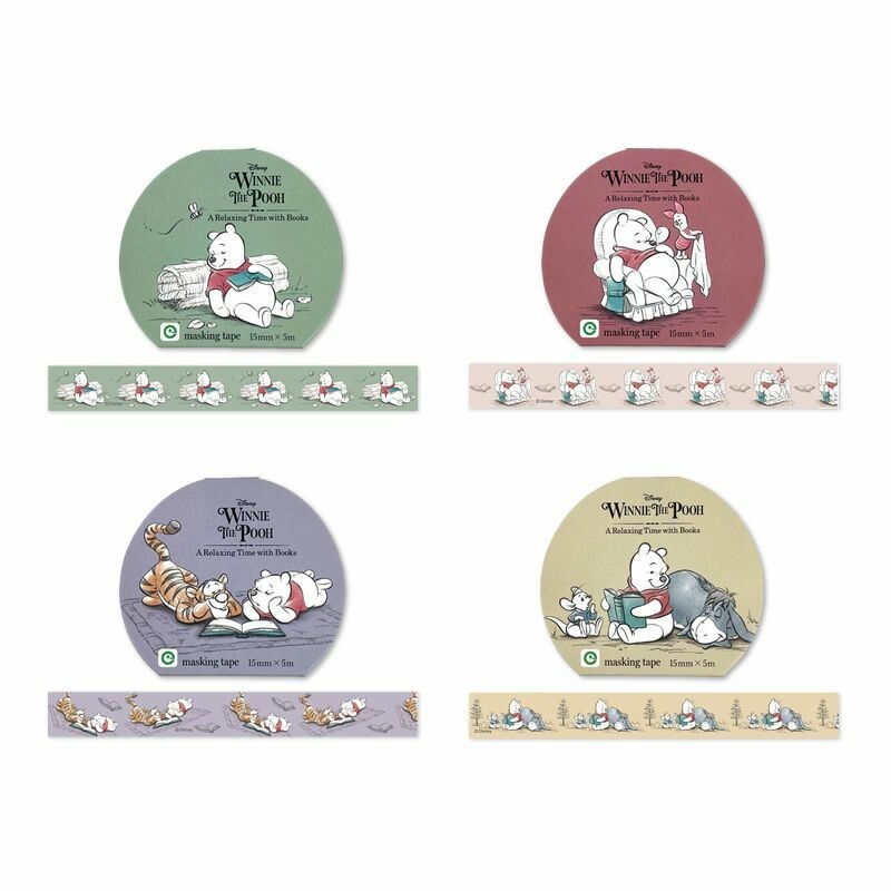 ④PETテープ　まとめて　マスキングテープ　海外　くま　女の子 オリジナルマスキングテープ・3匹のクマ2 | Biscuit web store