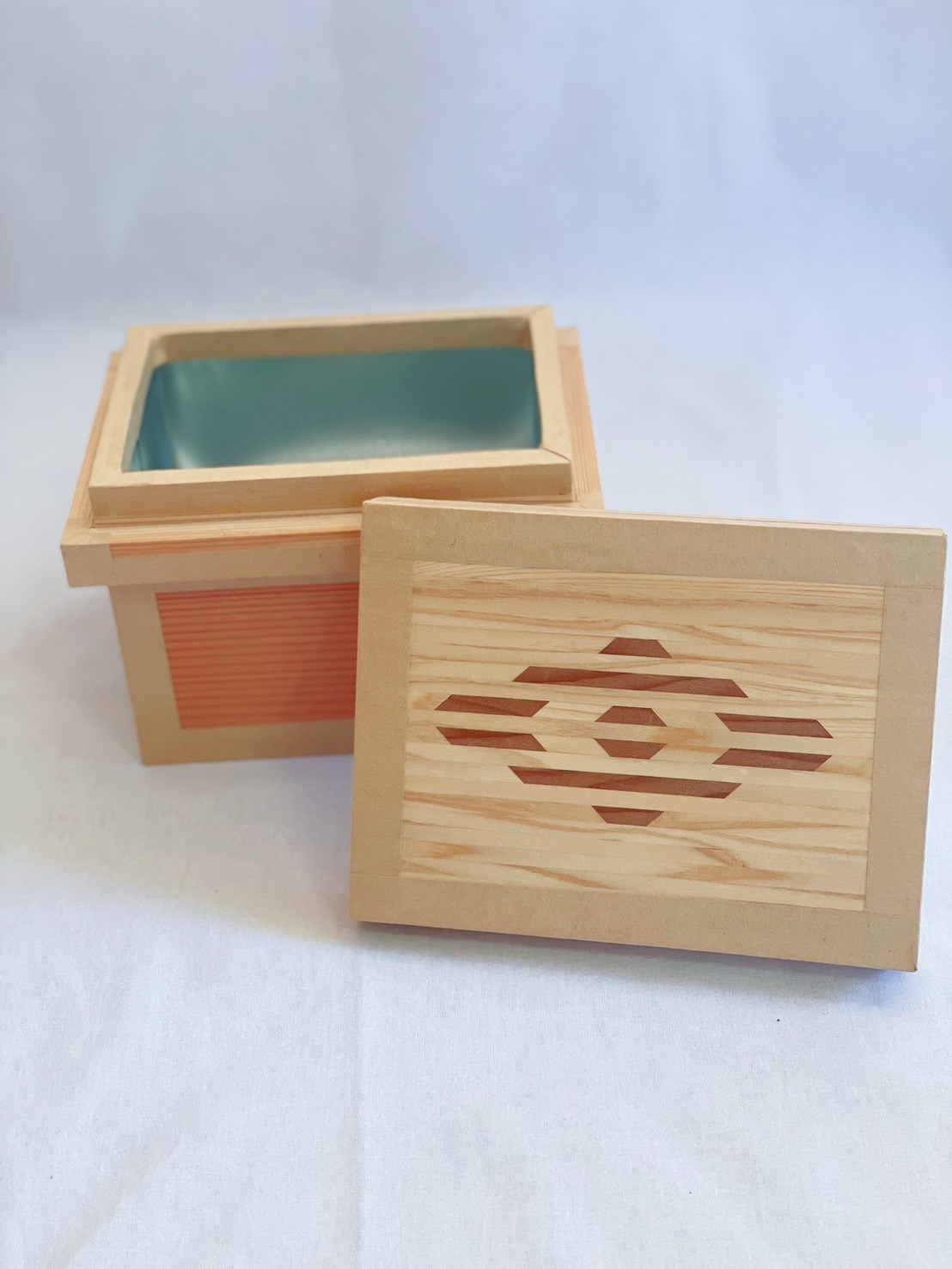 楽天市場】プチ茶箱 前田工房 サイズ19cm×14cm×14cm 杉 トタン