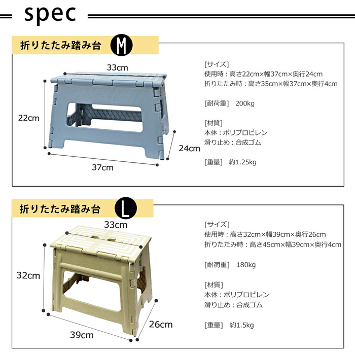 卸直営 踏み台 折りたたみ Lサイズ Mサイズ おしゃれ 子供 かわいい ステップ フォールディングスツール 脚立 ステップ台 折り畳み 椅子 イス  コンパクト アウトドア キッチン トイレ 洗車 作業台 収納 掃除 インテリア 1段 newschoolhistories.org