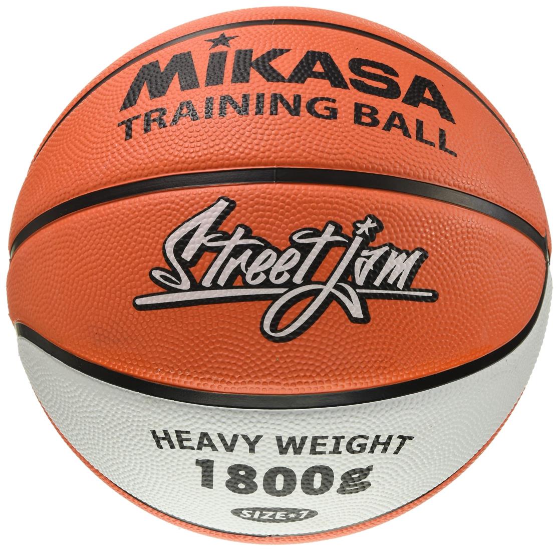ミカサ(MIKASA) バスケットボール トレーニングボール 7号 (男子用・一般・社会人・大学・高校・中学) ゴム オレンジ/白 1.8 B7JMTR-O 推奨内圧0.42~0.57(kgf/?)