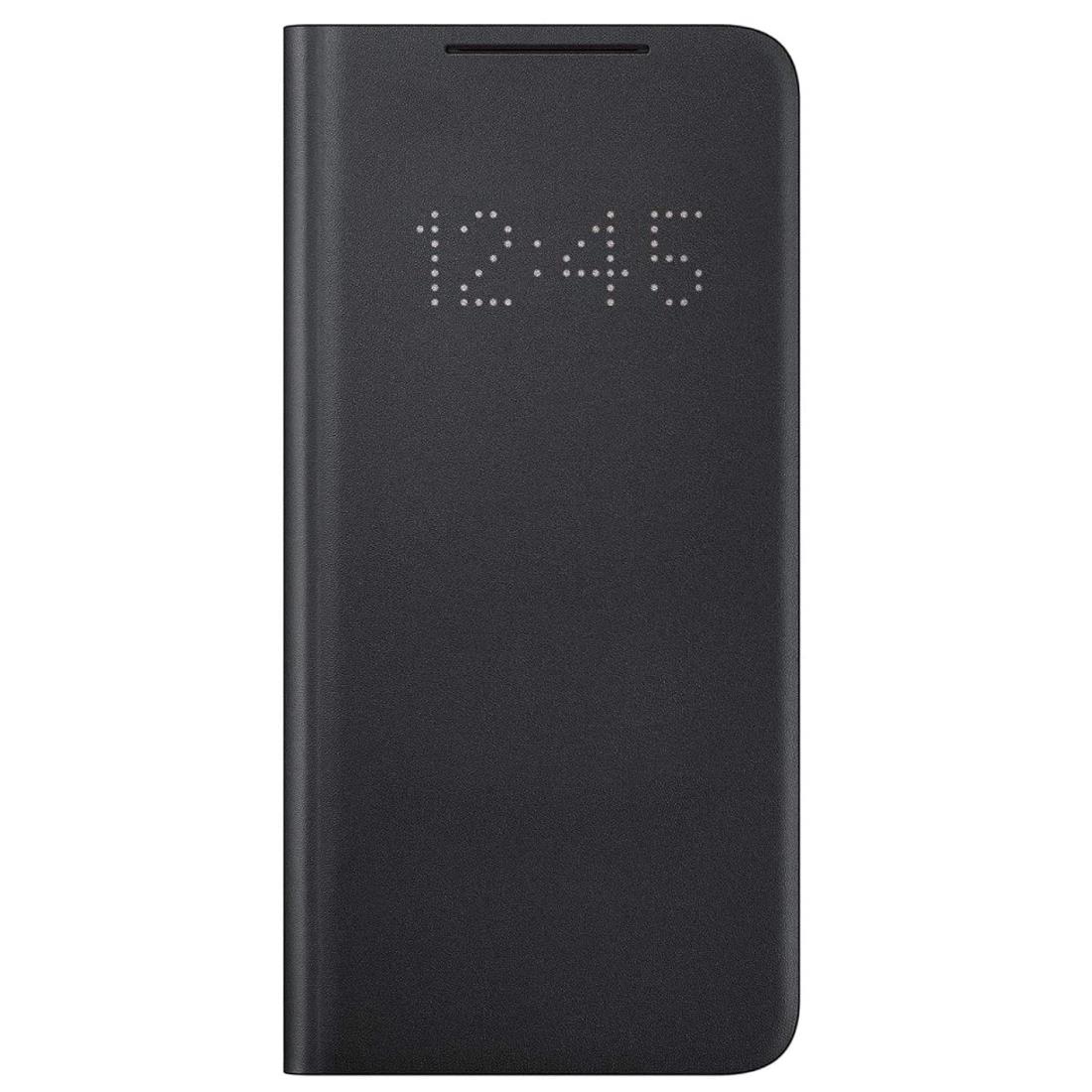 Galaxy S21 5G LEDビュー ケース SMART LED VIEW COVER EF-NG991 ブラック｜Chack0605