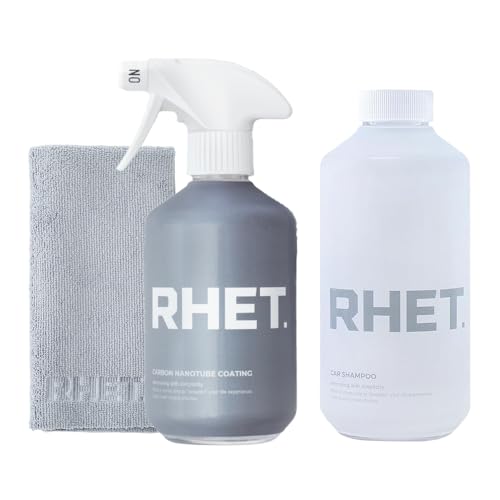 【RHET.】コーティング剤 カーシャンプー セット レト 日本製 大容量 【次世代型撥水コーティング＆塗装保護成分配合カーシャンプーセット】カーボンナノチューブコーティング 400ml＋カーシャンプー 500ml 簡単 洗車 車 メンテナンス
