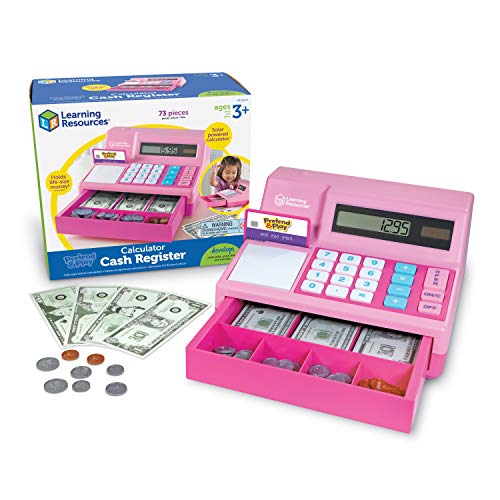 ラーニング リソーシズ(Learning Resources) おもちゃ キャッシュレジスター ピンク USドル付 LER2629P 品