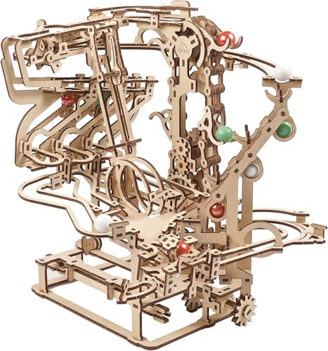 Ugears マーブルランチェーンホイスト70156 木製考えもの 仕立て上げる ひな形 張り付ける剤物の具不必要 成年者 お子さん おもちゃ-知育玩具・学習玩具-その他