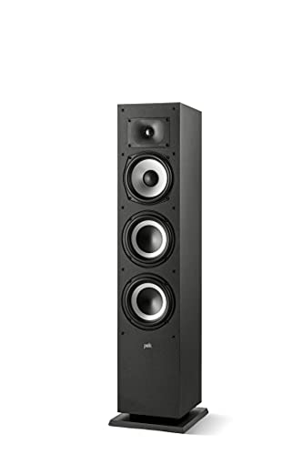 豚肉オーディオ POLK AUDIO Monitor XT続きもの フロアスタンディングスピーカー つや消し黒いこと MXT60（1本）
